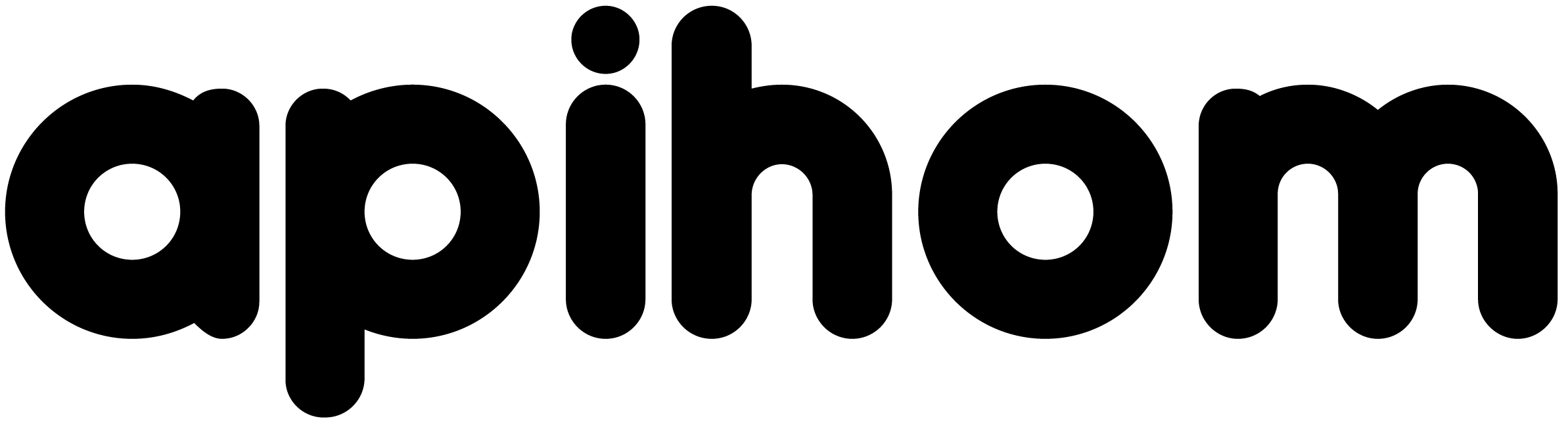Apihom logotype black
